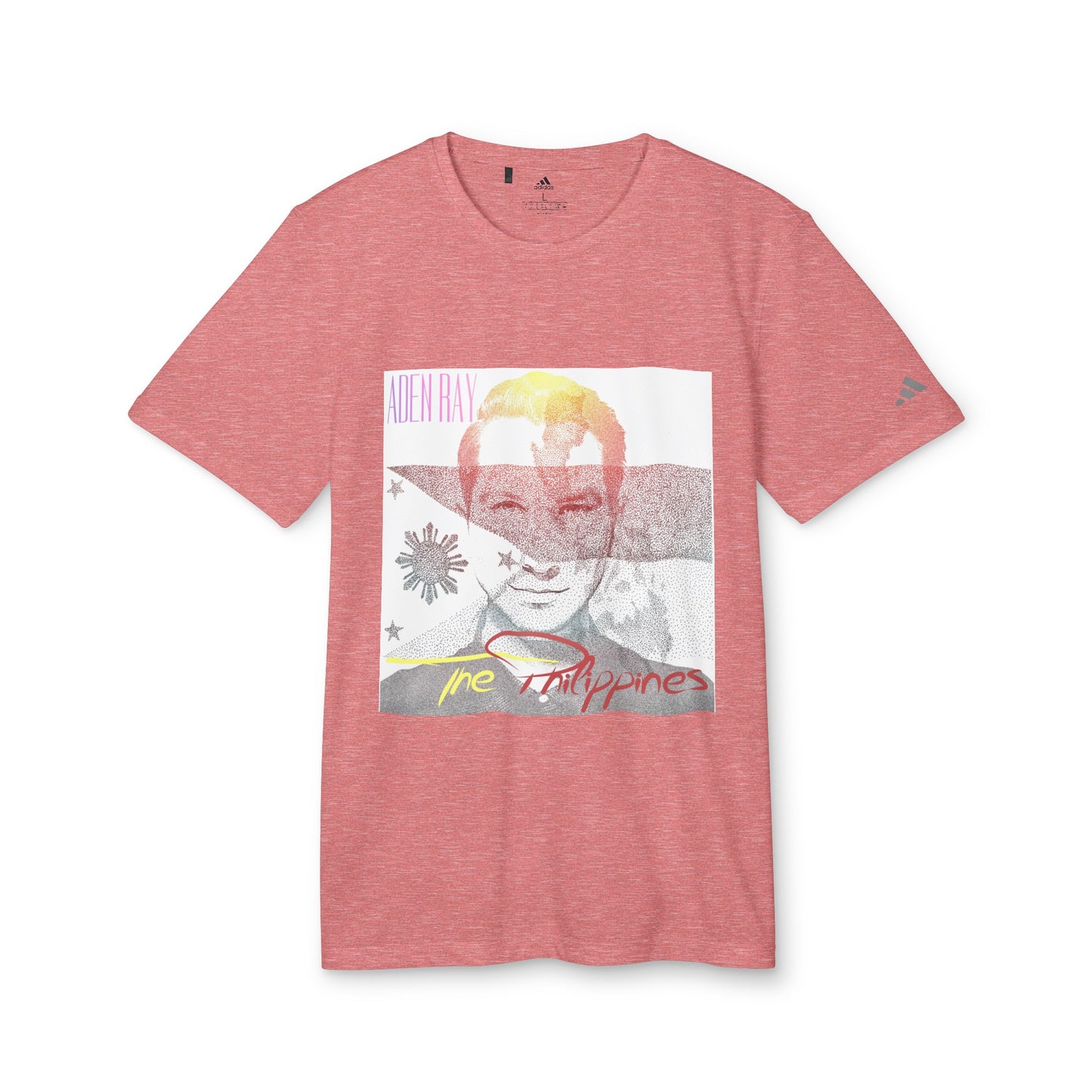 The Philippines adidas® Unisex Sport T-shirt by Aden Ray
