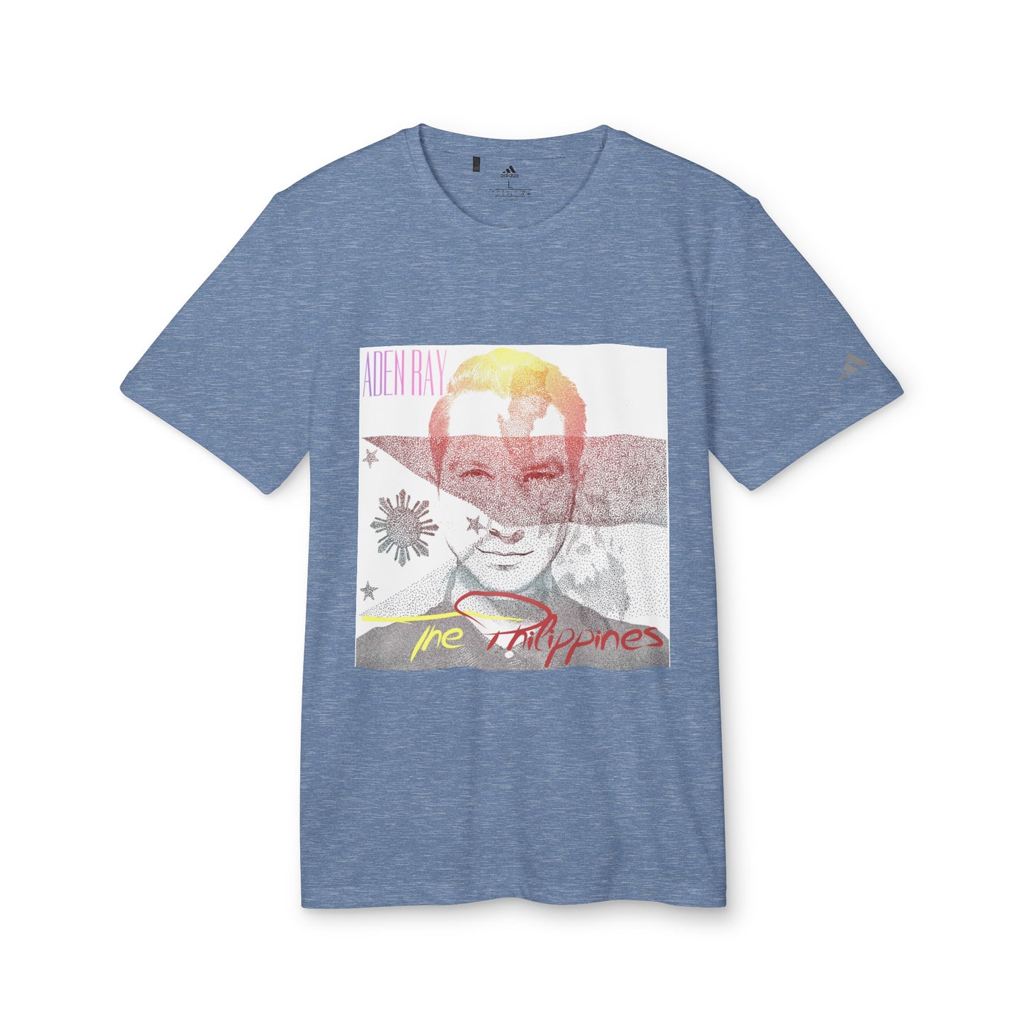 The Philippines adidas® Unisex Sport T-shirt by Aden Ray