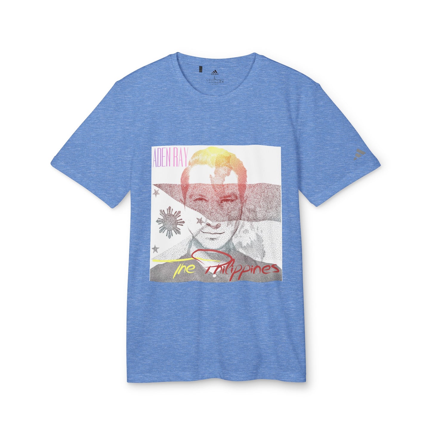 The Philippines adidas® Unisex Sport T-shirt by Aden Ray