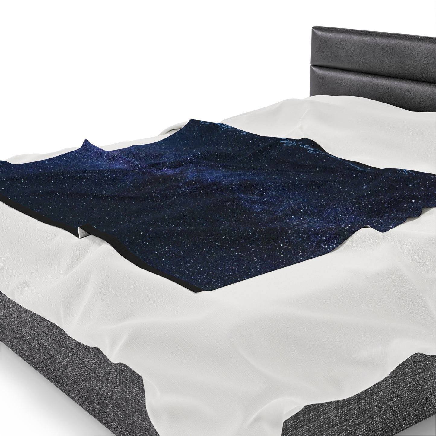 Good Night, Sweet dreams and Deep Relaxation (by Aden Ray) Space Velveteen Plush Blanket