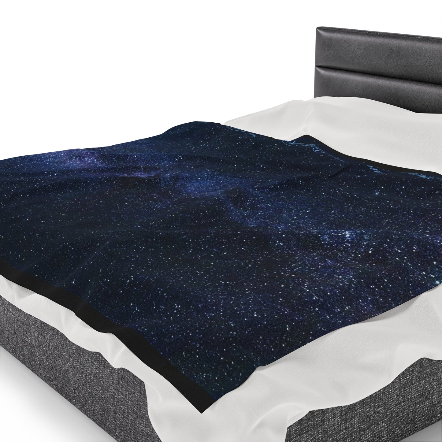 Good Night, Sweet dreams and Deep Relaxation (by Aden Ray) Space Velveteen Plush Blanket