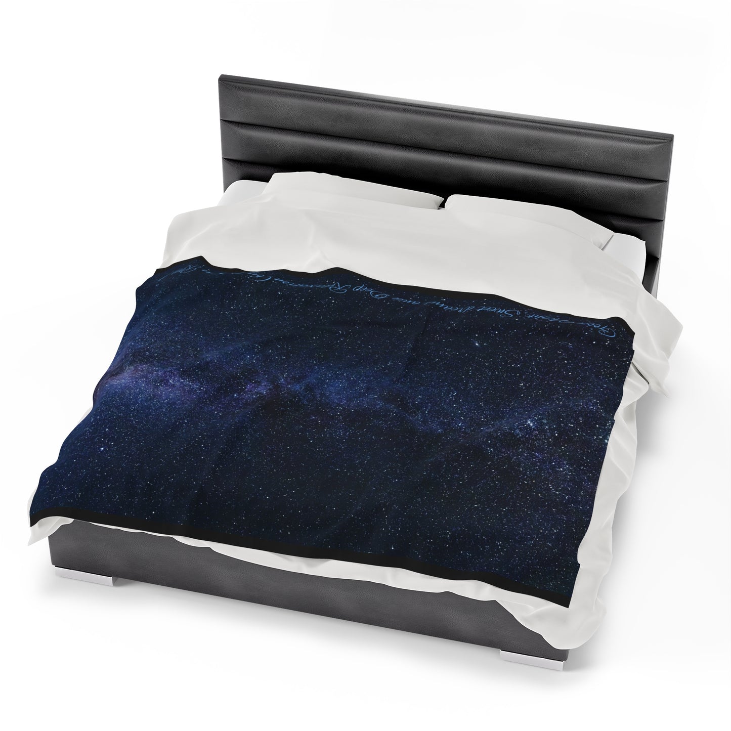 Good Night, Sweet dreams and Deep Relaxation (by Aden Ray) Space Velveteen Plush Blanket