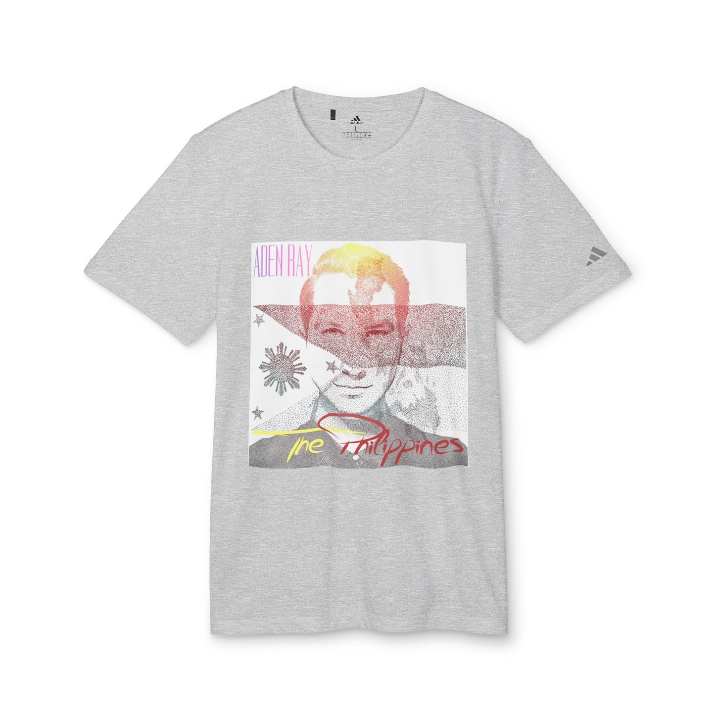 The Philippines adidas® Unisex Sport T-shirt by Aden Ray