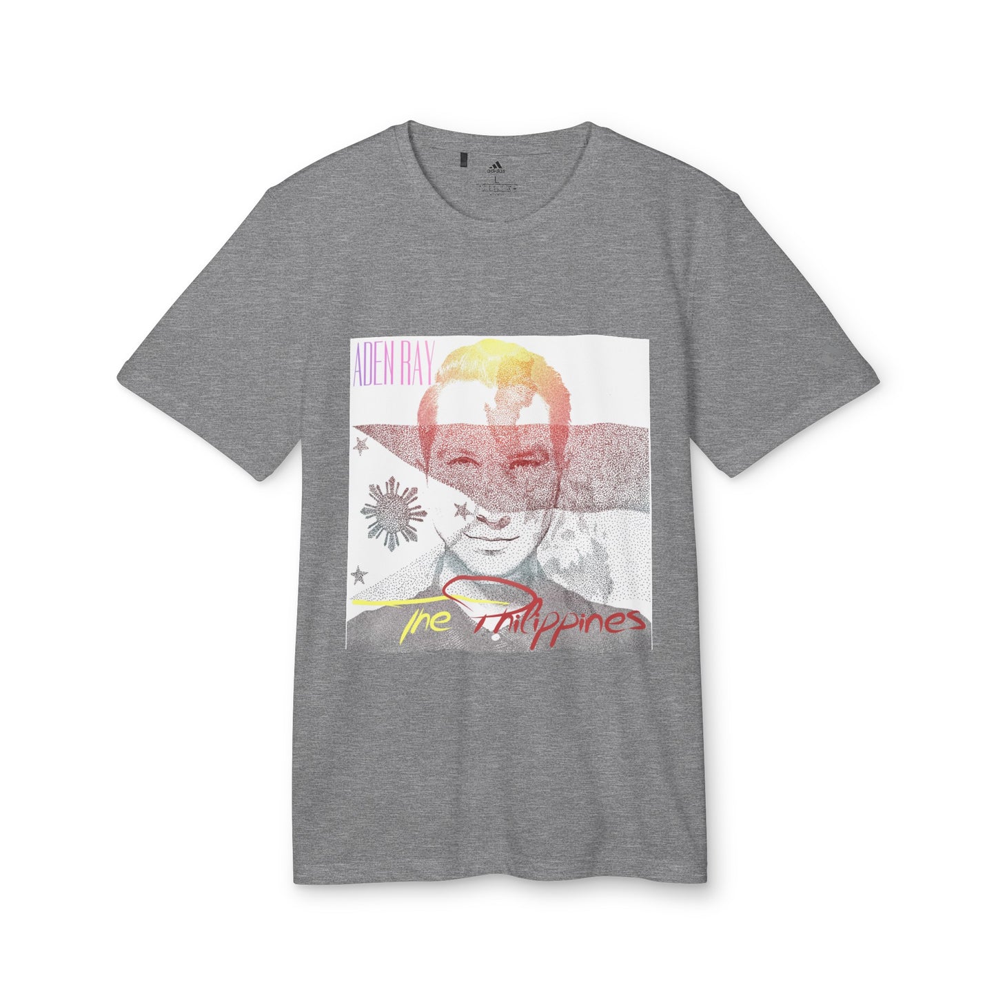 The Philippines adidas® Unisex Sport T-shirt by Aden Ray