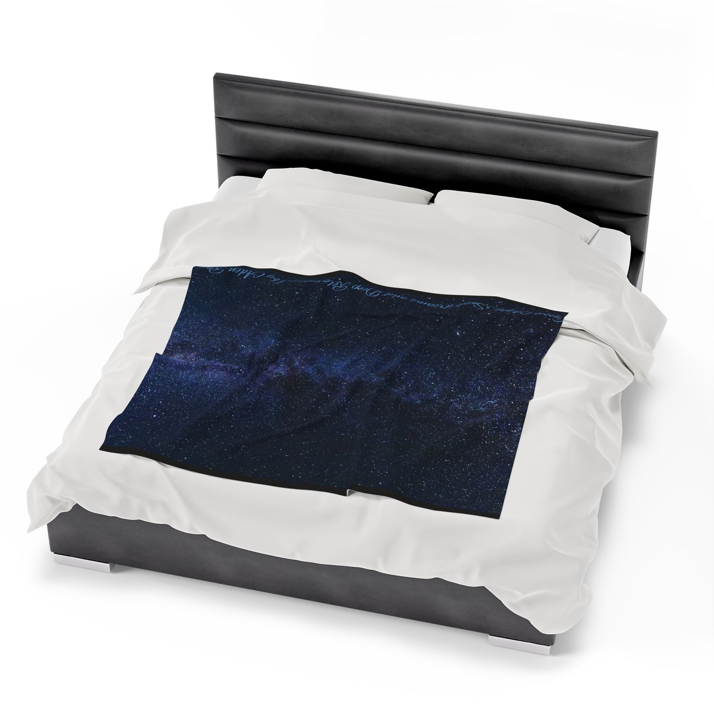 Good Night, Sweet dreams and Deep Relaxation (by Aden Ray) Space Velveteen Plush Blanket