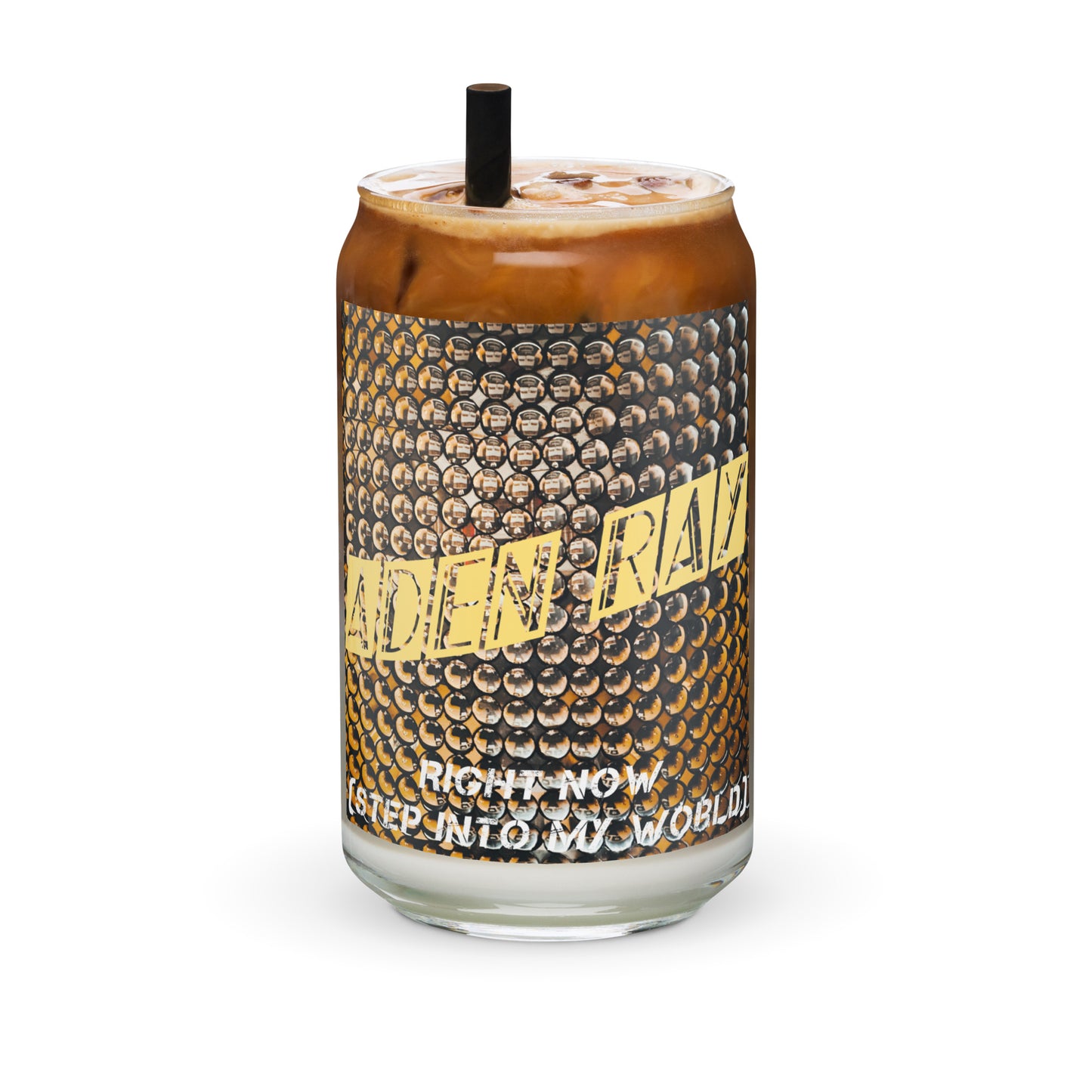 Aden Ray Right Now (Step Into My World) Can-shaped glass