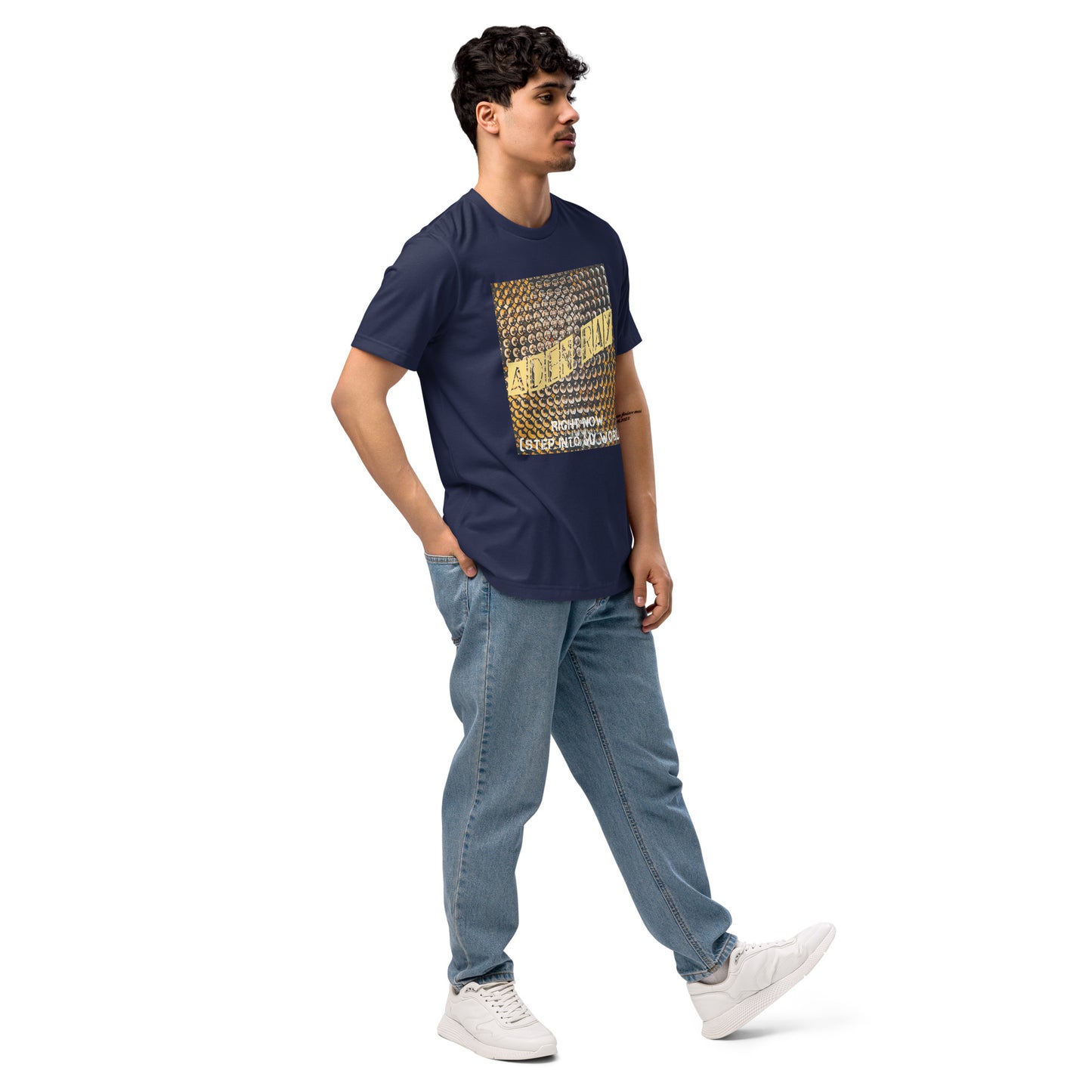 Aden Ray - Right Now (Step Into My World) Unisex staple eco t-shirt