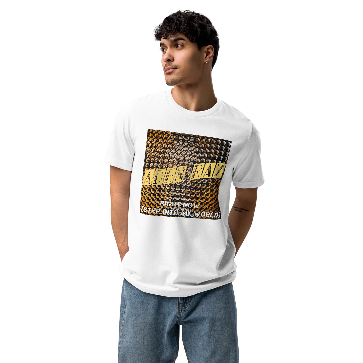 Aden Ray - Right Now (Step Into My World) Unisex staple eco t-shirt