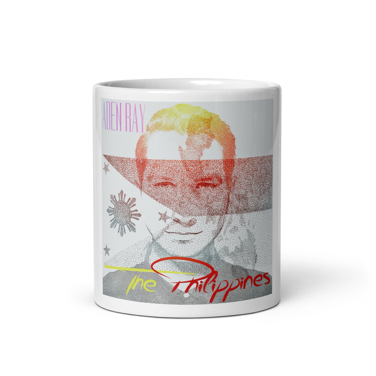 The Philippines White glossy mug by Aden Ray