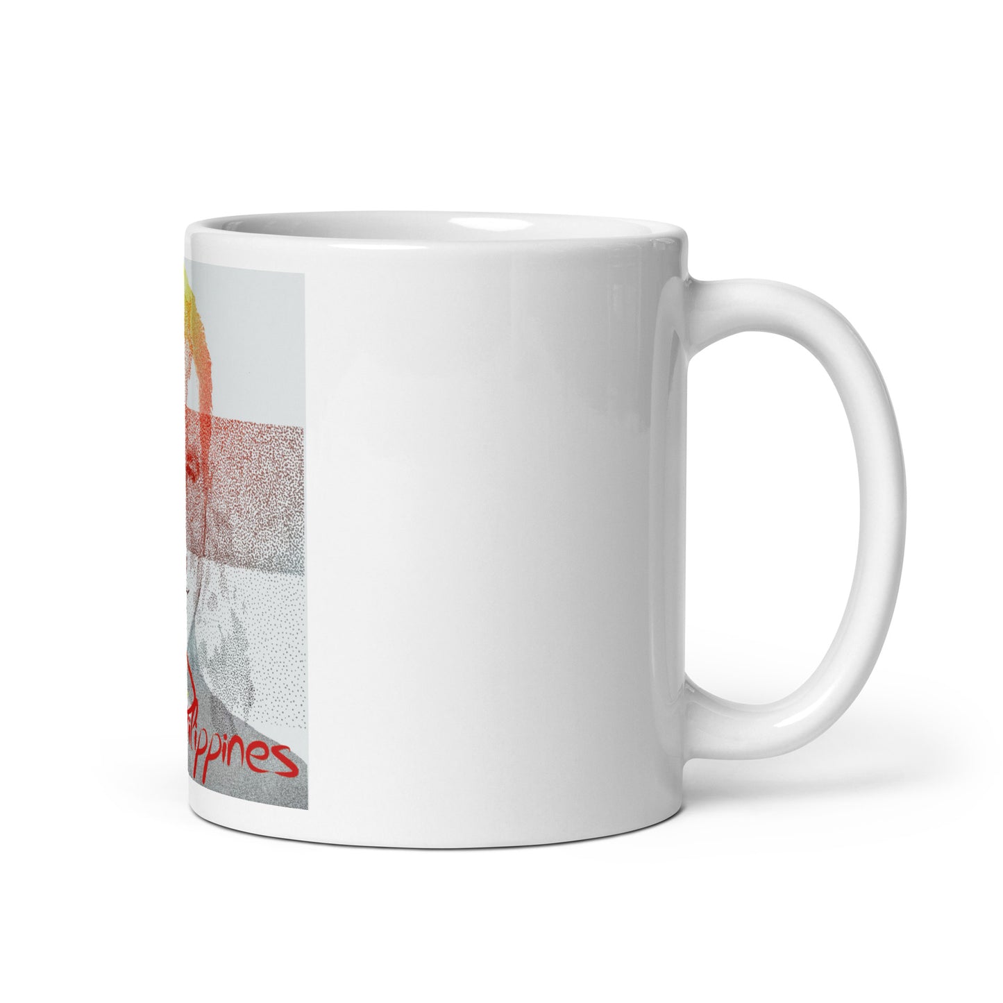 The Philippines White glossy mug by Aden Ray