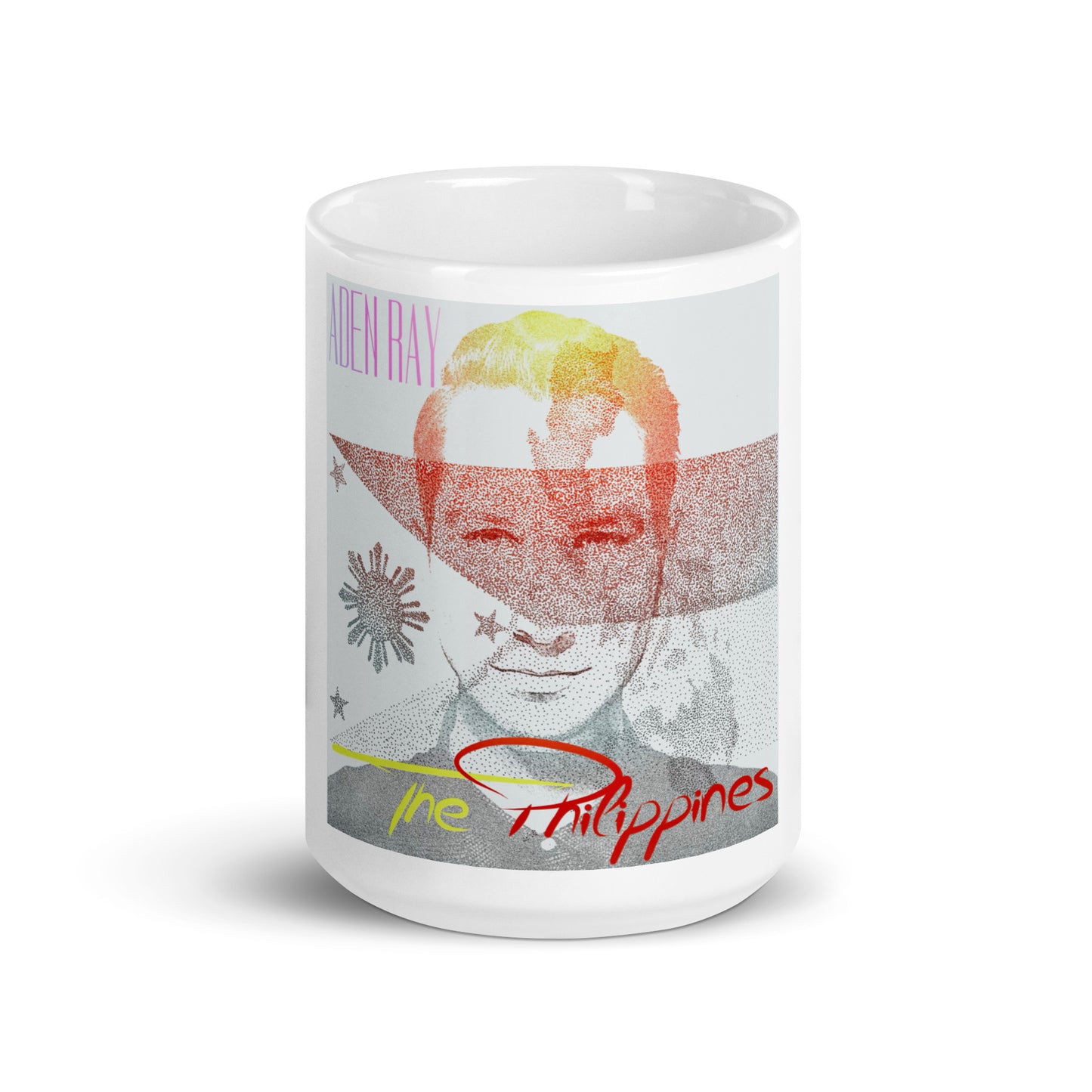 The Philippines White glossy mug by Aden Ray