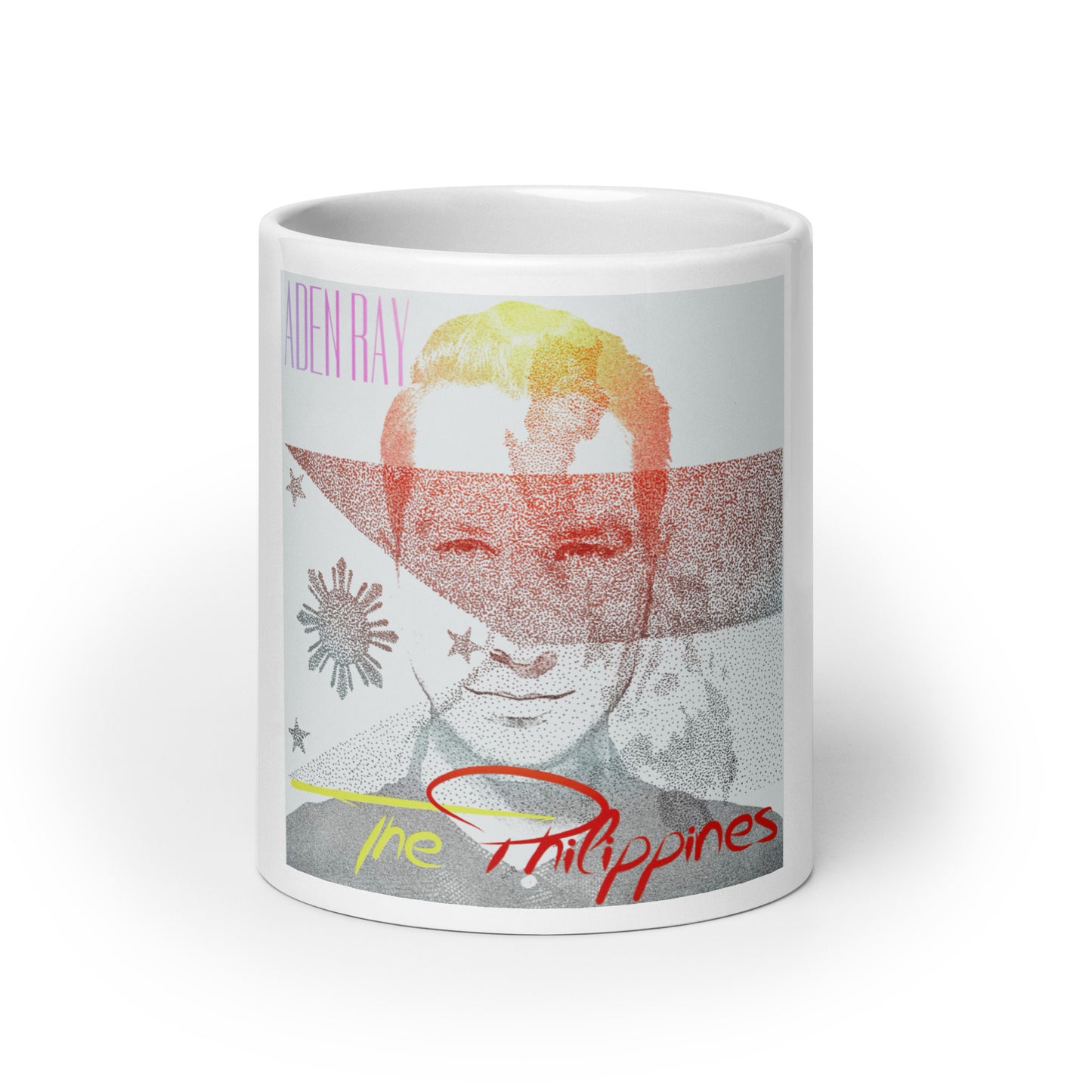 The Philippines White glossy mug by Aden Ray