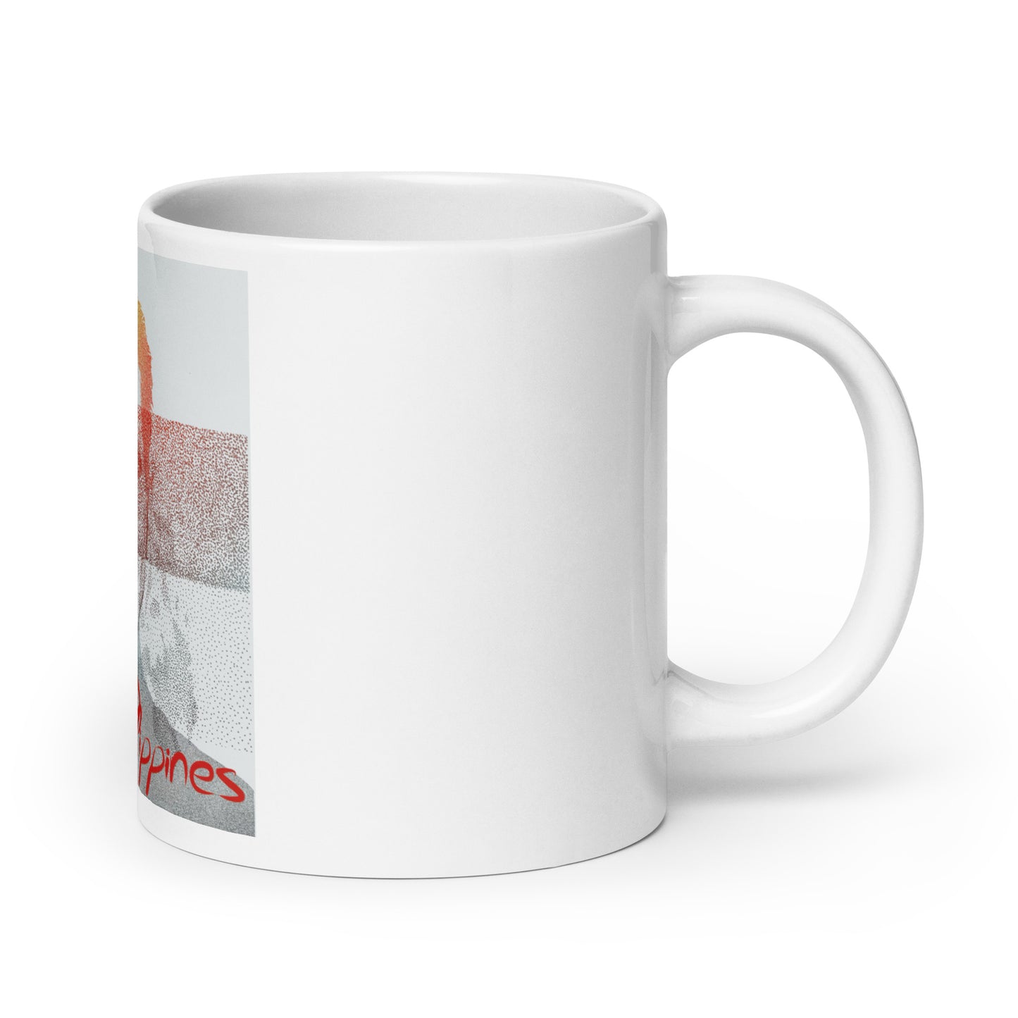 The Philippines White glossy mug by Aden Ray